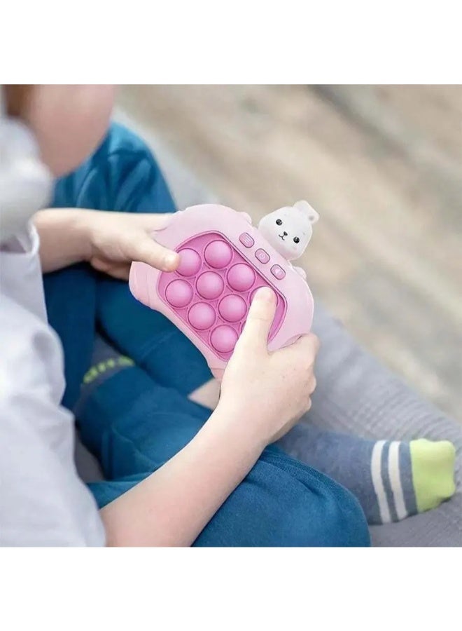 TOY GARDEN Quick Push Electronic Pop Light Up Puzzle Game for Kids - Decompression Sensory Pop Bubble Toy, Push Button Fidget Game for Boys & Girls, Stress Relief Birthday Gift - Image 5