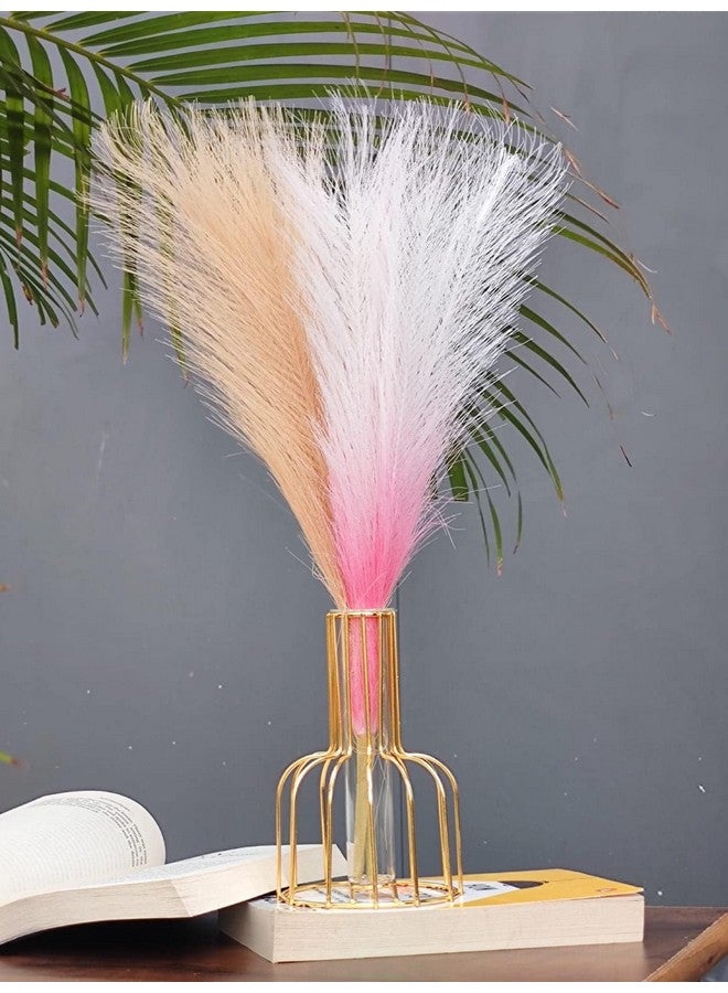 Satyam Kraft 1 Pcs Propagation Station With Metal Frame, Test Tube Glass Items Vase For Flower Pot,Gift, Home Decor, Bedroom, Office Corner, Living Room, Ganpati Decoration, Raksha Bandhan - Image 5