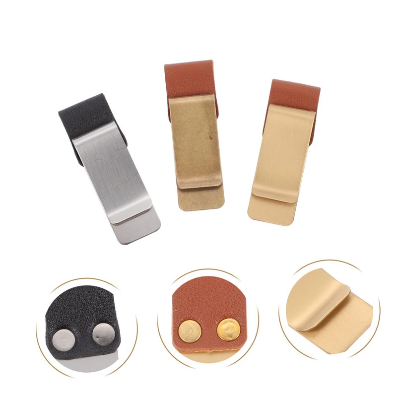 3 Pieces Metal Binder Clips For School Office File Paper Stationery Supplies - Image 3