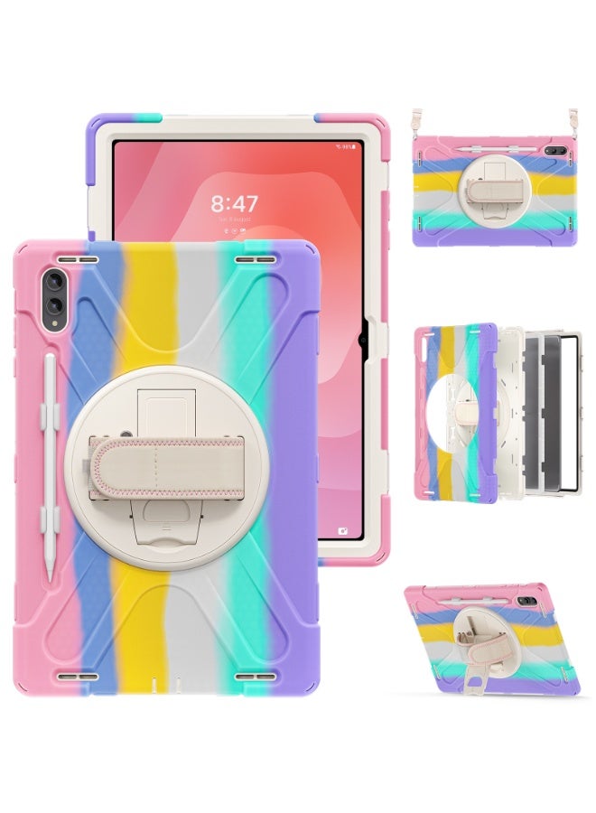 عام غطاء لسامسونج جالاكسي تاب S11 الترا 2025، غلاف مقاوم للصدمات مع حامل دوار 360 درجة وحزام يد/قلم لغطاء جالاكسي تاب S11 الترا. - Image 1