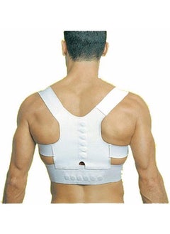 Adjustable back and shoulder support and posture corrector belt