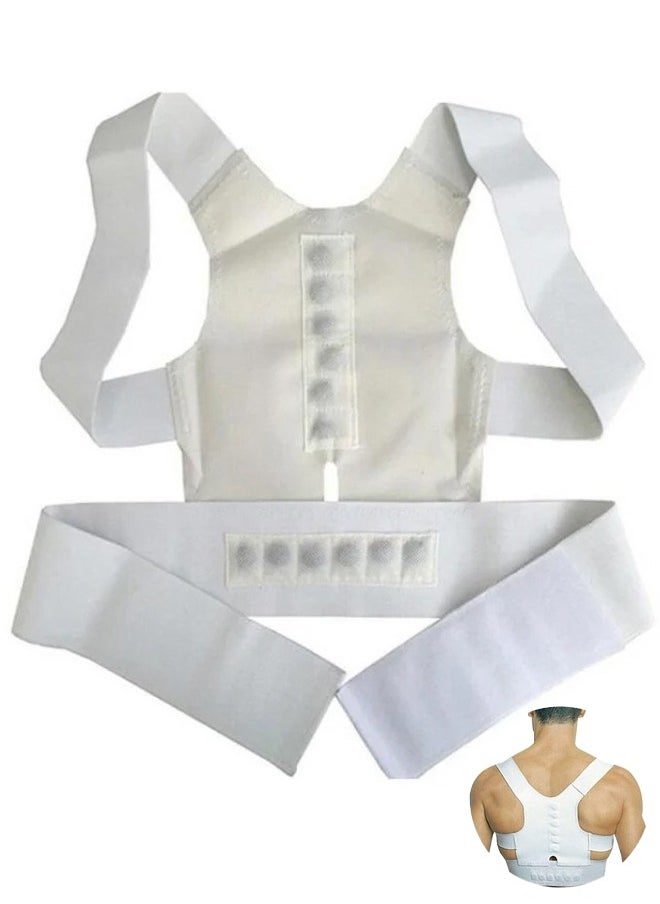 Fitness World - Adjustable back and shoulder support and posture corrector belt - Image 1