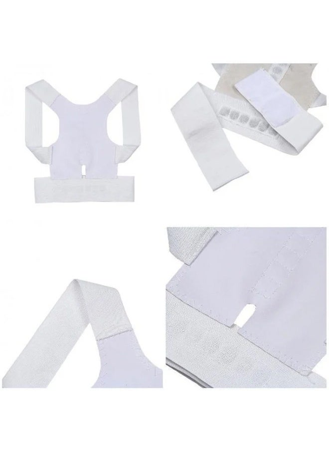 Fitness World - Adjustable back and shoulder support and posture corrector belt - Image 1