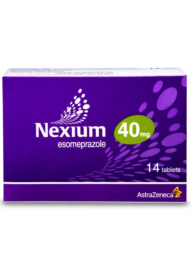نكسيوم 40 ملغ أقراص إيزوميبرازول 14 قرص - Image 1