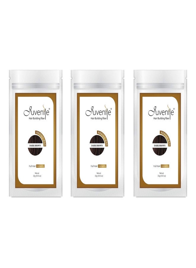 جوفينايل عبوة إعادة تعبئة ألياف الشعر للأطفال، لون بني داكن، 45 جم - Image 1
