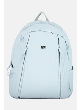 bebe Women Brand Logo Backpack 24 L x 36 H x 10 W cm, Light Blue  - Image 1