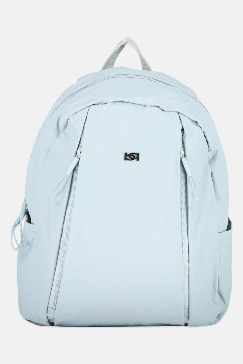 bebe Women Brand Logo Backpack 24 L x 36 H x 10 W cm, Light Blue  - Image 1