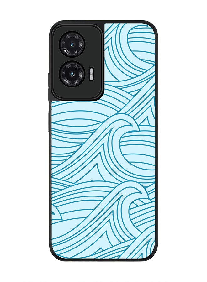 Stylizedd For Motorola Moto G35 Case,Slim fit Camera Protection, Shockproof Thin Phone cover  - Rough Seas
