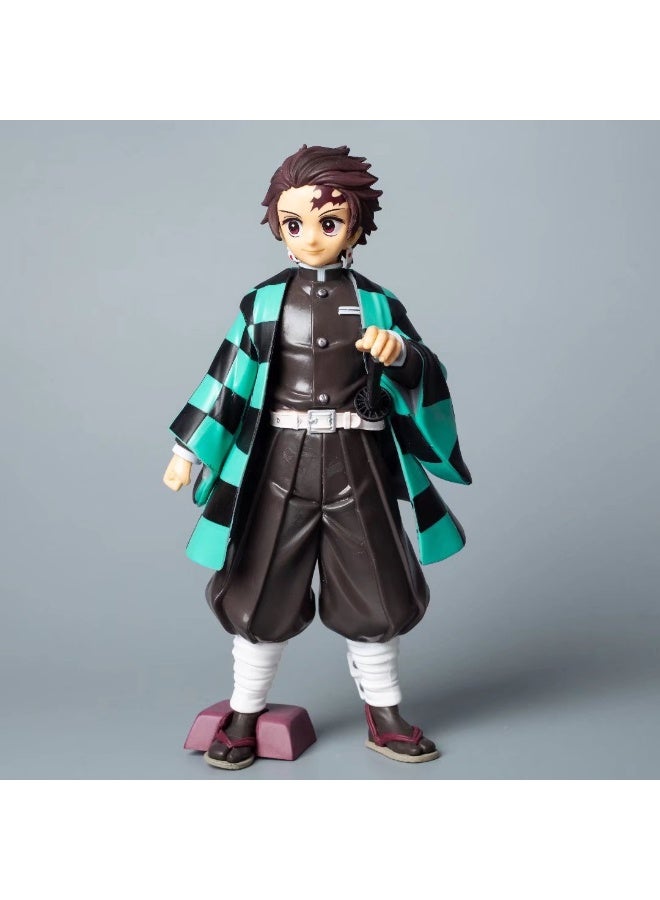 HALAMODO The Super-sized Standing Tanjirou Assembly Handmade Model Desk Decoration Toy 24 cm - Image 1