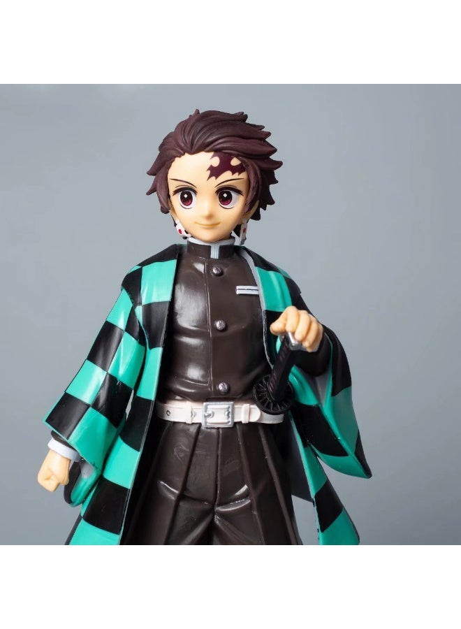 HALAMODO The Super-sized Standing Tanjirou Assembly Handmade Model Desk Decoration Toy 24 cm - Image 2