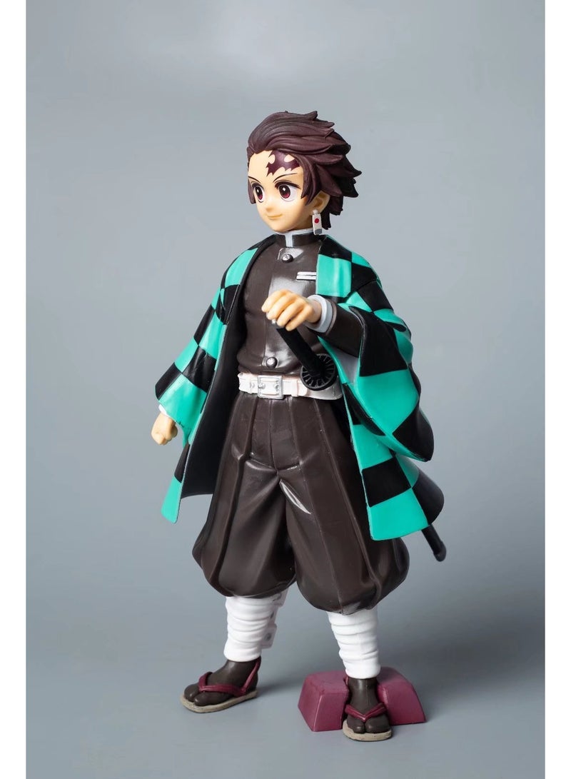 HALAMODO The Super-sized Standing Tanjirou Assembly Handmade Model Desk Decoration Toy 24 cm - Image 5