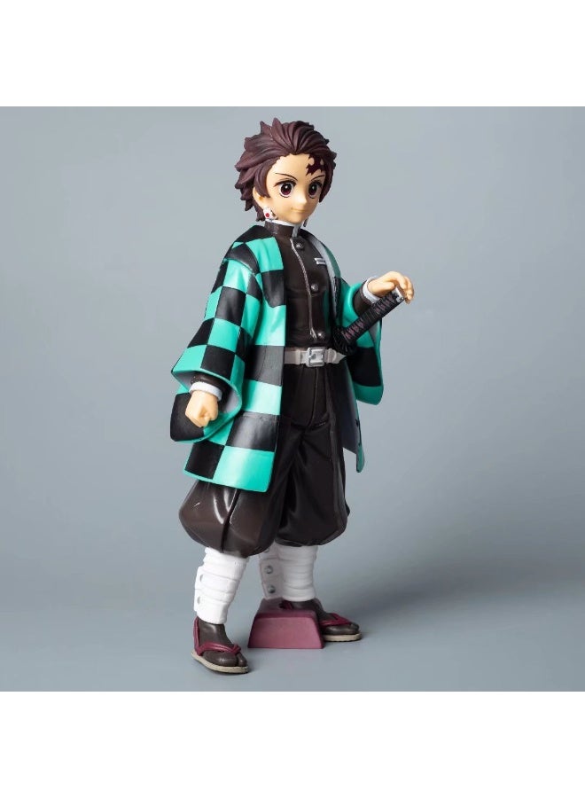 HALAMODO The Super-sized Standing Tanjirou Assembly Handmade Model Desk Decoration Toy 24 cm - Image 4