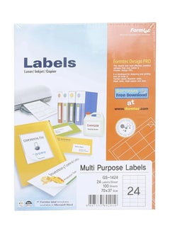 A4 24 Labels