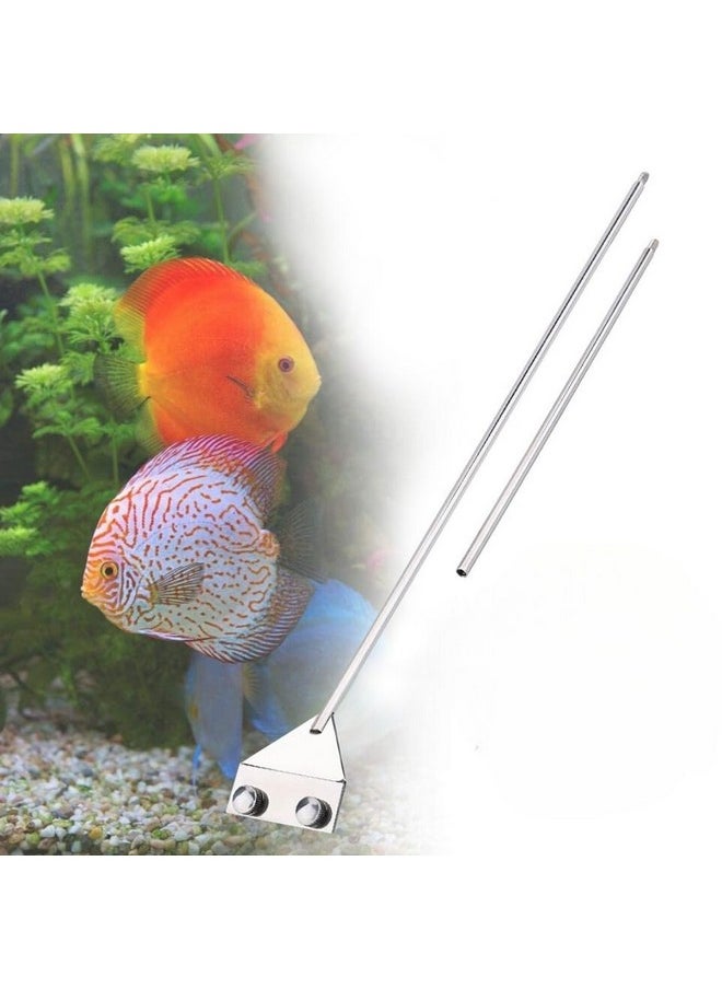 Sage Square Aquarium Scraper, Light & Durable, Stainless Steel, Safety Protection, Perfect Cleaning, Replaceable Blade, Safe Storage, Very Solid & Easy Installation,  - Image 1