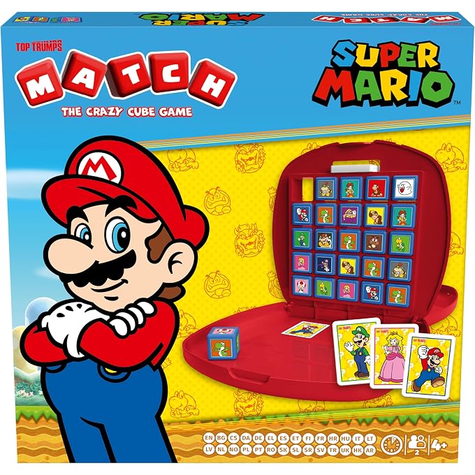 Top Trumps Match Game Super Mario  Family Board Games for Kids and Adults  Matching Game and Memory Game  Fun Two Player Kids  Memories and Learning, Board Games for 4 and up - Image 3
