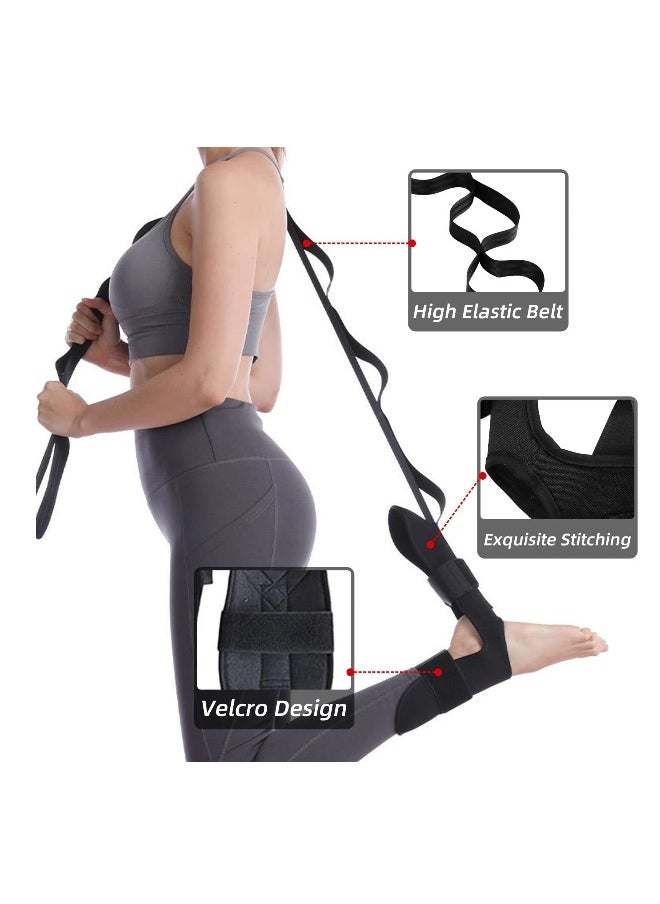 Generic Yoga Stretching Strap, Yoga Strap for Stretching , Ankle Ligament Stretcher Belt with Loops, Ligament Stretch Band, Soft Leg Stretcher, Good for Plantar Fasciitis, Fitness Leg Stretcher  - Image 3