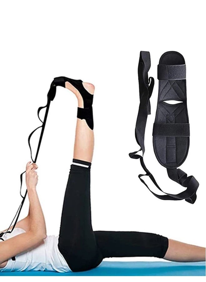 Generic Yoga Stretching Strap, Yoga Strap for Stretching , Ankle Ligament Stretcher Belt with Loops, Ligament Stretch Band, Soft Leg Stretcher, Good for Plantar Fasciitis, Fitness Leg Stretcher  - Image 5