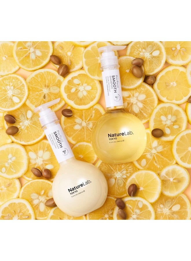 NatureLab Tokyo Perfect Smooth Shampoo & Conditioner: Weightless Frizz Control For Smoother Healthier Hair And Scalp I 11.5 Fl Oz Each - Image 3