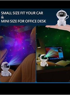 VOGMAX Muti-Color Sitting Astronaut Projector Ocean Wave Star Light Galaxy Projector Baby led Astronaut Lamp Starry Night Light  - Image 3