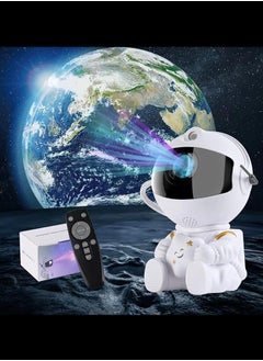 VOGMAX Muti-Color Sitting Astronaut Projector Ocean Wave Star Light Galaxy Projector Baby led Astronaut Lamp Starry Night Light  - Image 2