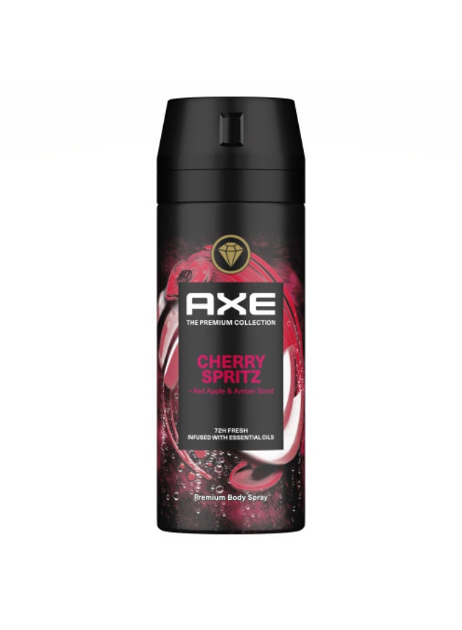 Axe The Premium Body Spray Collection for Men, Cherry Spritz, Red Apple and Amber Scent, 72H Fresh - Image 1