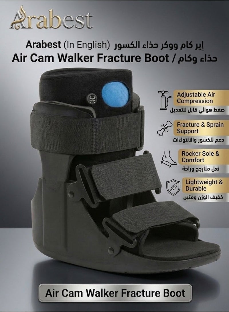 Arabest Air Cam Walker Fracture Boot,Inflatable Walking Fracture Boot for Broken Foot,Air Walking Boot Fracture Boot Short Walker Protective Boot Sprained Ankle,Suitable for Left or Right Foot - Image 5