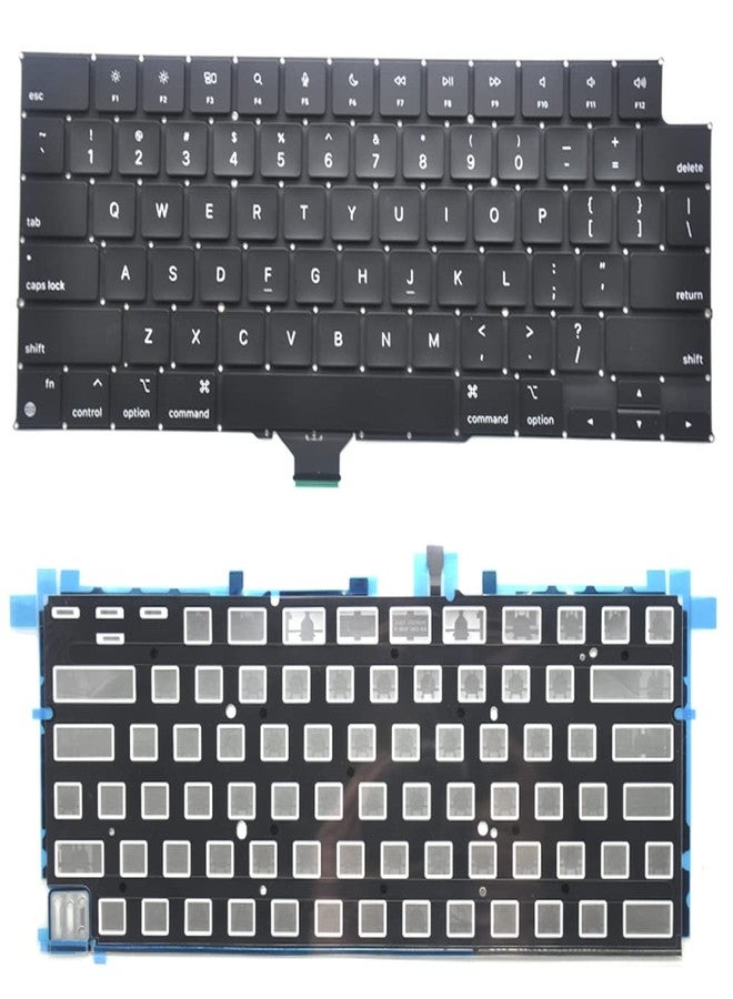 Pardarsey Replacement Backlit Keyboard Compatible with MacBook Pro 14" A2442, 16" A2485 2021 - US Layout with Screws and Screwdriver - Image 2
