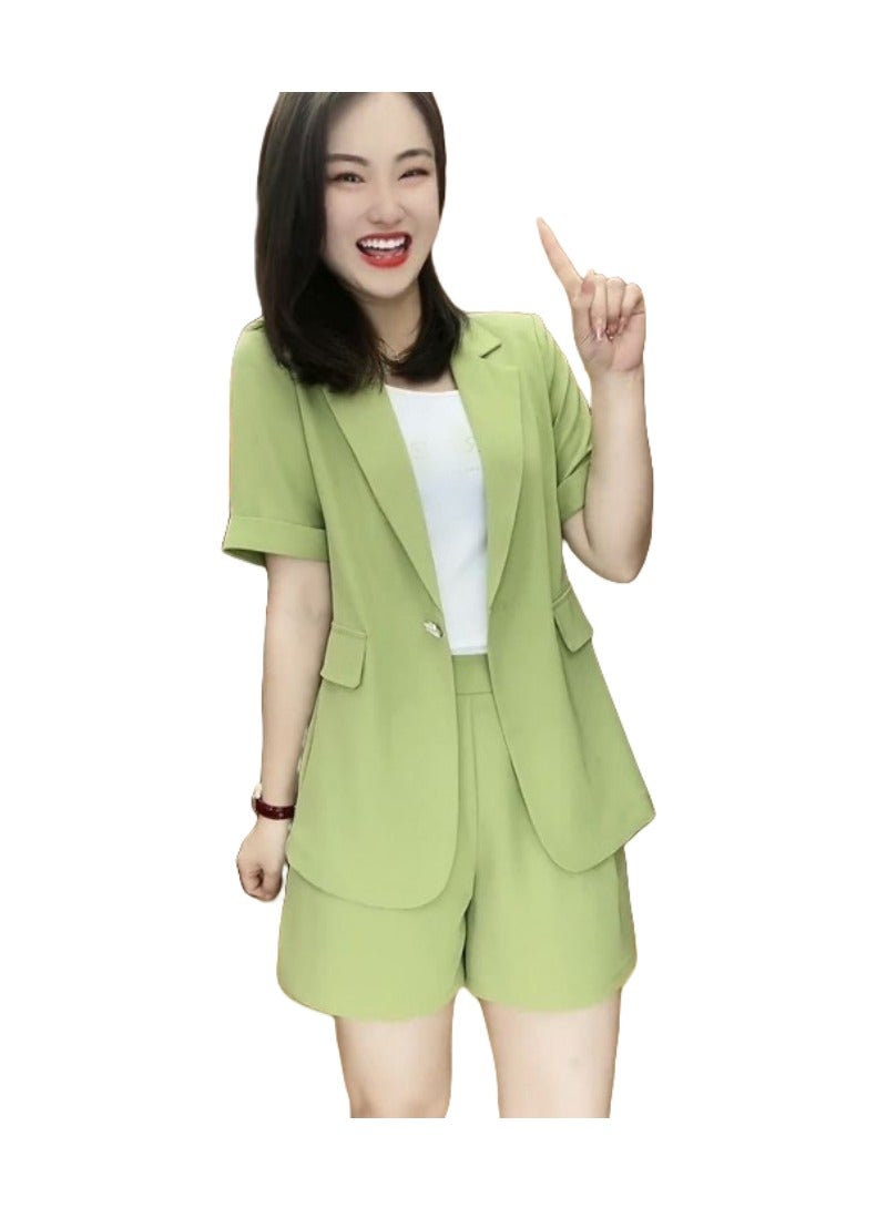 Shougu New Fashionable Casual Shorts Suit Set - Image 1