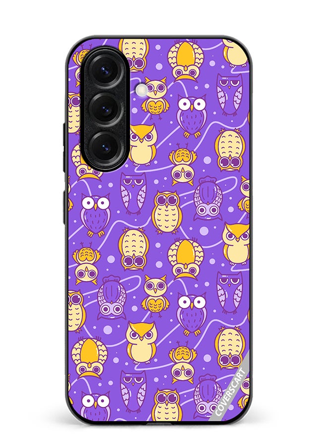 VR CREATIVE Protective Case Cover For Samsung Galaxy S25 Plus Night Owl Design Multicolour