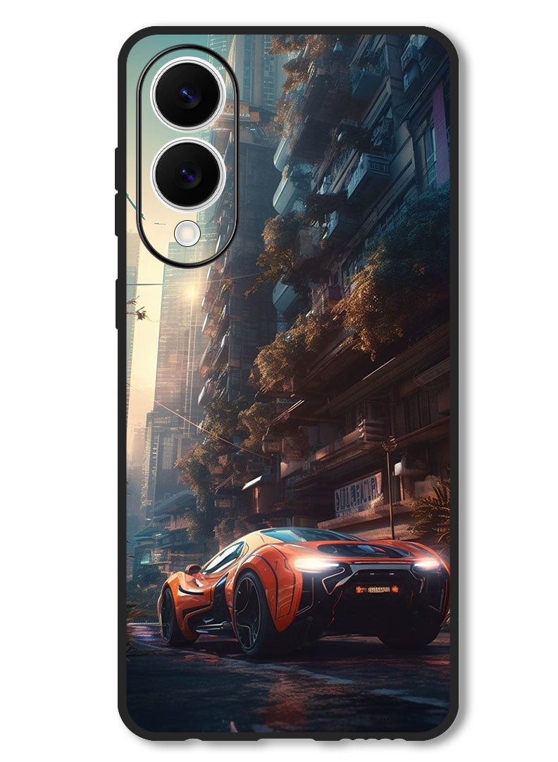 Theodor Case Compatible with Samsung Galaxy S25 Edge 6.7 Inch Protection Shockproof Bumper Cover Car (15) - Image 1