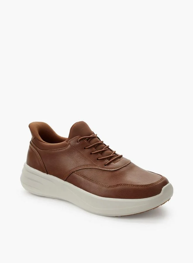 Le Confort Men Lace-Up Ankle Sneakers
