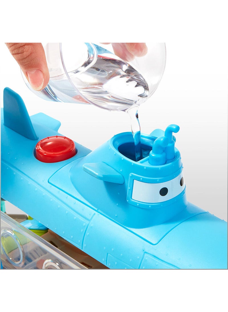 Disney Pixar - ألعاب سيارات ديزني وبكسار، مجموعة ألعاب غسيل السيارات: مركبة تتغير ألوانها HGV70 - Image 1
