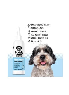 Buddy Dog Tear Stain Remover by Buddycare Fast Acting Tear Stain Remover for Dogs Naturally Derived PH Balanced Formula 200ml  - Image 3