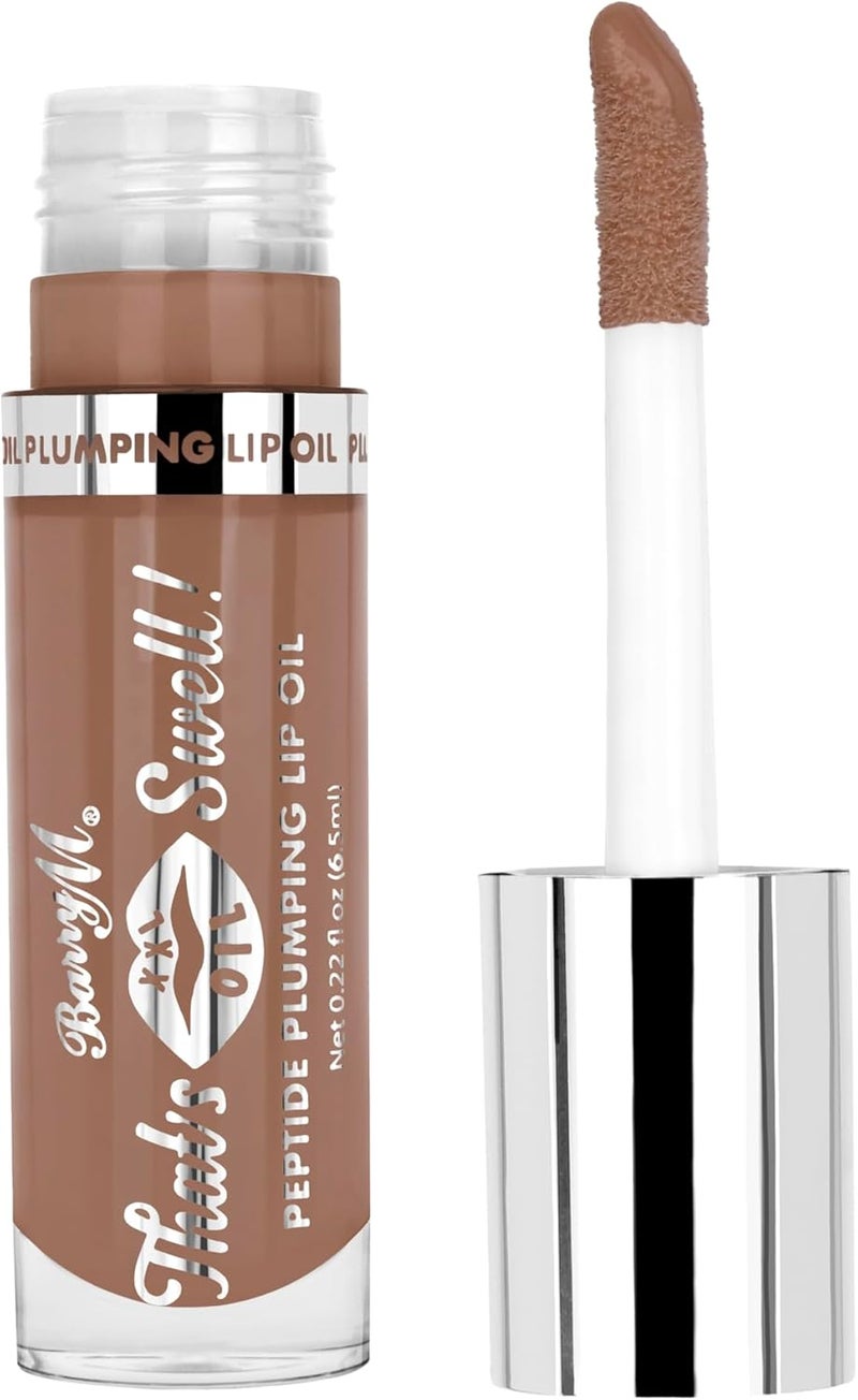 Thats Swell Peptide Plumping Lip Oil Shade Taupe Touch Lip Gloss