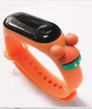 Crayon Shin-chan LED Waterproof Kids Watch Orange Mickey