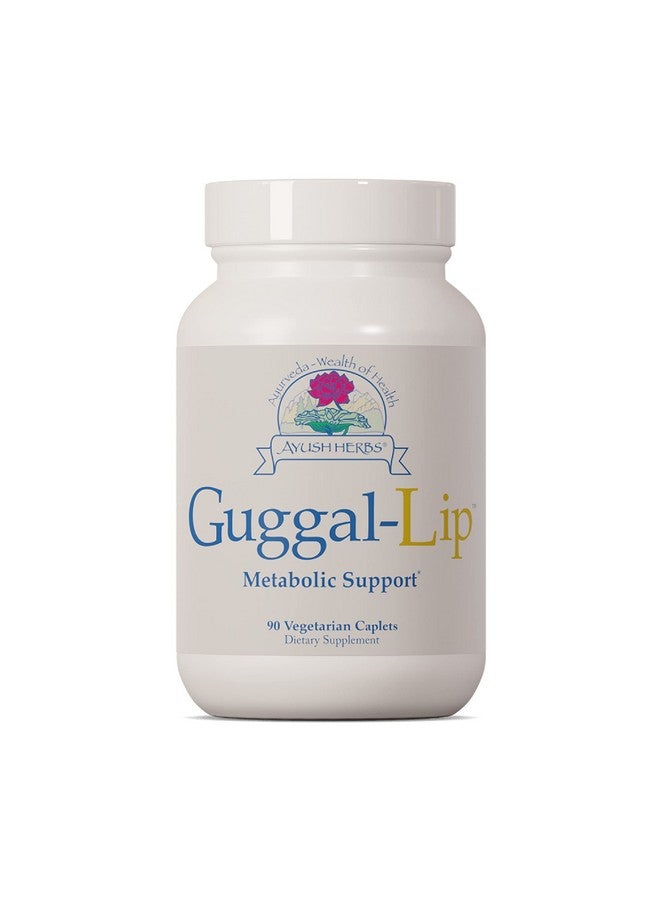 Ayush Herbs Guggal Lip Ayurvedic Supplement With Triphala For Metabolic Support And Cardiovascular Health 90 Caplets - Image 1