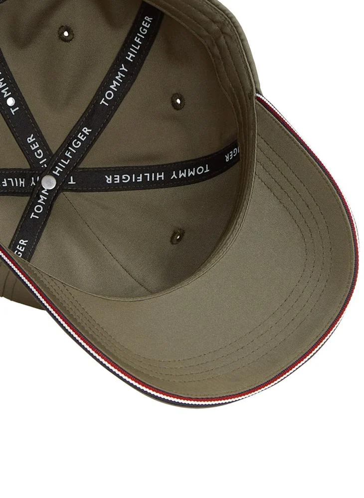 تومي هيلفيغر Corp Logo Detailed Curved Peak Cap