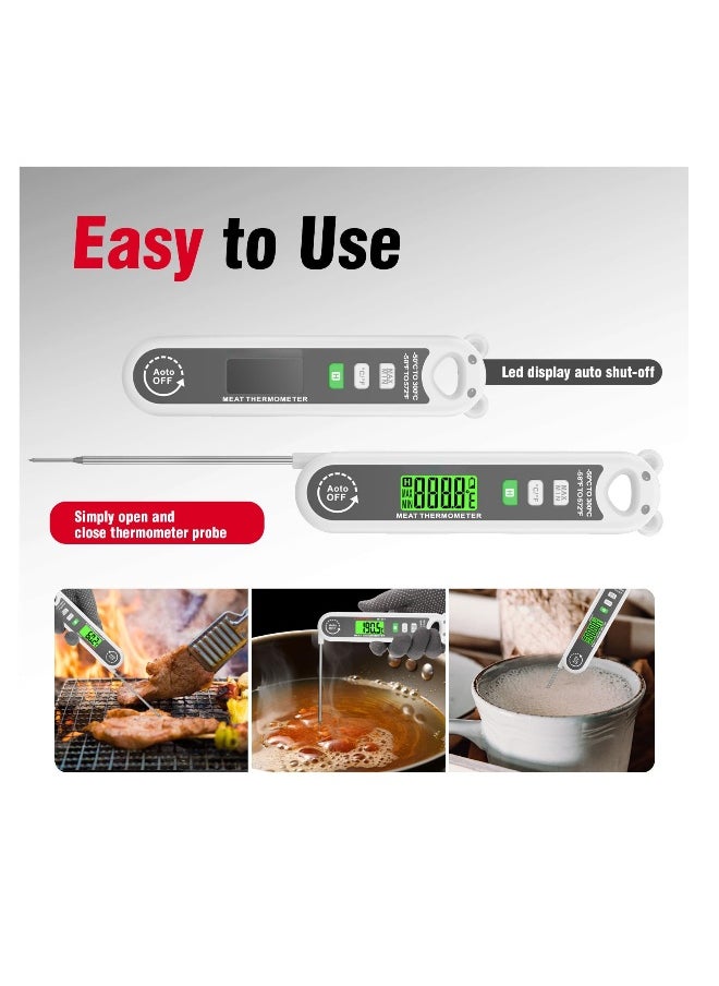 Generic Ultra Fast Waterproof Digital Meat Thermometer with Backlight and Calibration for Kitchen and BBQ, Cute Bear Design  - Image 5