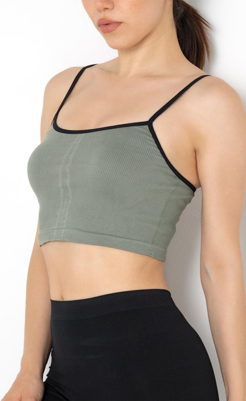 Seamless Lace Detailed Ripped Bustier