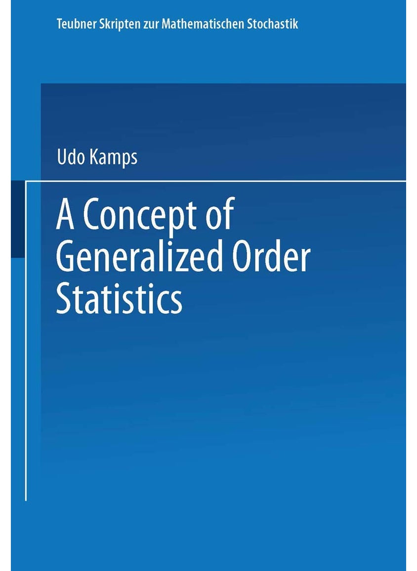 A Concept of Generalized Order Statistics 