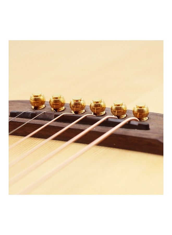 Loquat 6-Piece Acoustic Guitar Bridge Pins - Image 5