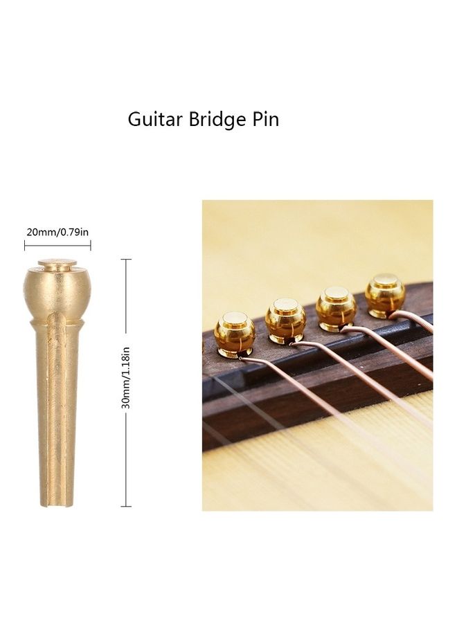 Loquat 6-Piece Acoustic Guitar Bridge Pins - Image 3