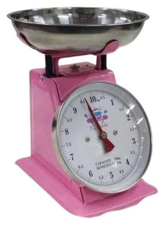 eBasket Kitchen Scale With Stainless Steel Bowl 10 Kg  (pink) - Image 1