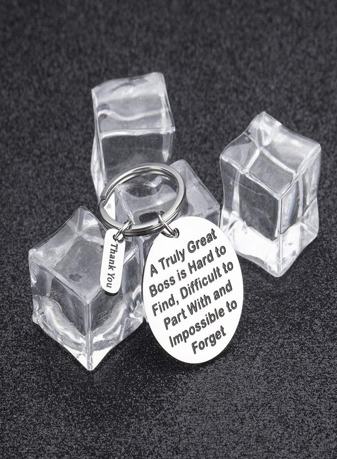 Vanlovemac Boss Appreciation Gift Birthday Keychain for Supervisor Leader Thank You Gifts Mentor Retirement Leaving Gift from Coworker Colleague Farewell a Truly Great Boss Christmas Key Ring - Image 4