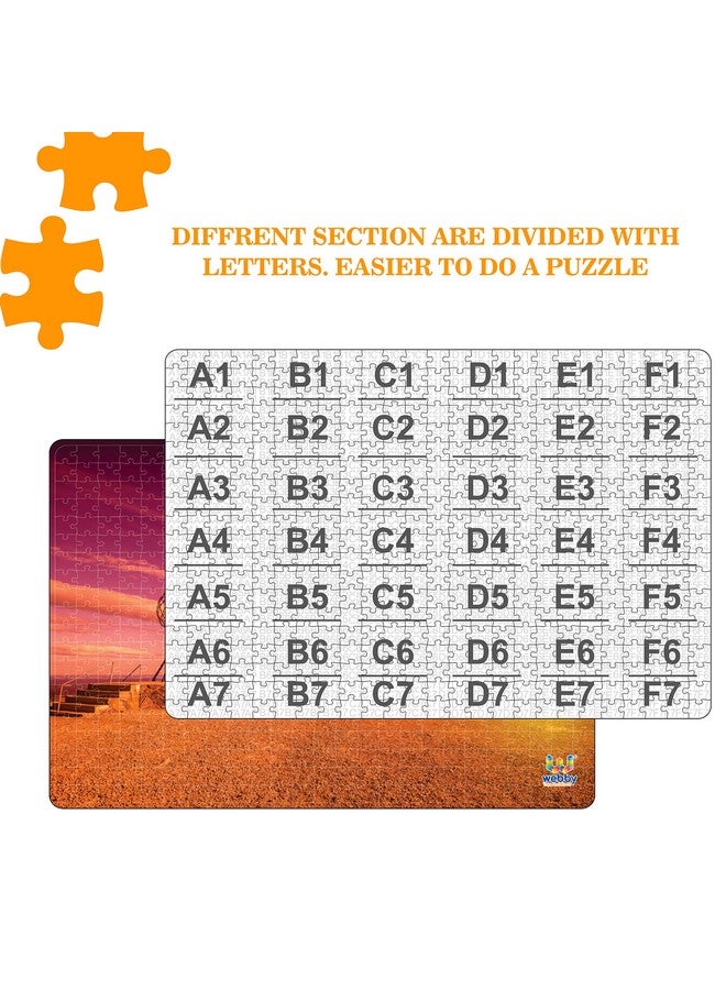 Webby Kids The Polar Day in Norway Wooden Jigsaw Puzzle, 500 Pieces - Image 3