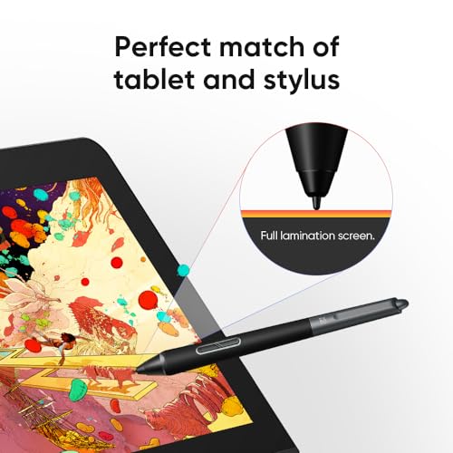 XP-PEN XPPen Artist Pro 14 (Gen 2) 14 Inch Drawing Display, Full-Laminated Screen, X3 Pro Stylus, 16384 Pressure Levels, Includes Bluetooth Express Key Remote, Supports Mac/Windows/Linux/Android – Black - Image 5