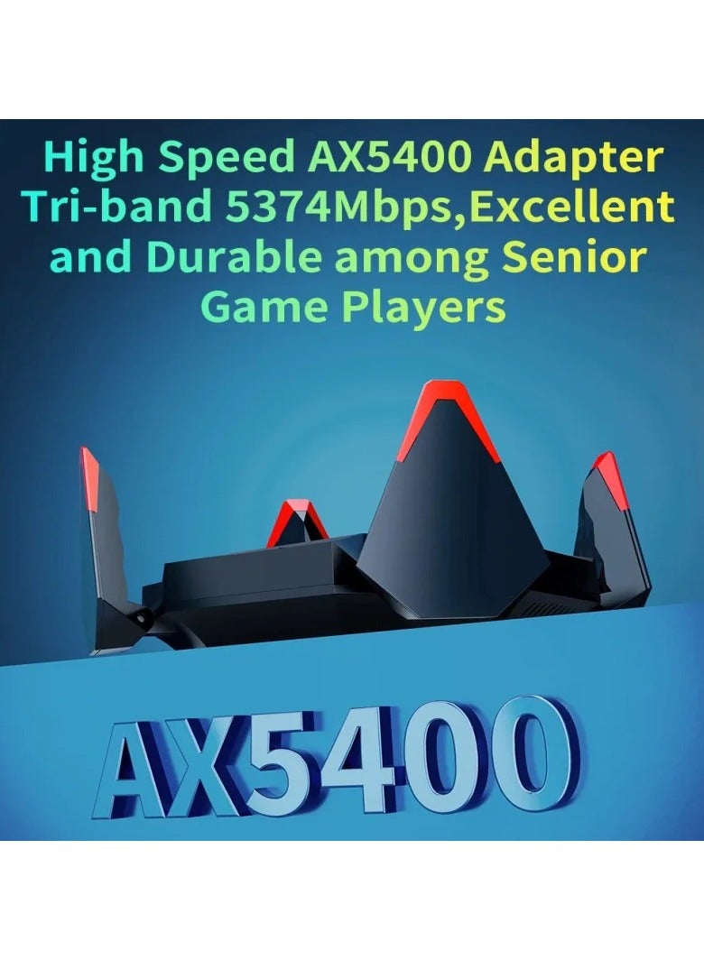 COMFAST CF-977AX Driver-Free Version of E-Sports WiFi6 Tri-Band Wireless Network Card Desktop External 53