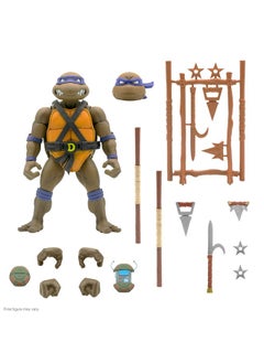 Super7 Ultimates! Teenage Mutant Ninja Turtles Donatello - 7" Tmnt Action Figure With Accessories Classic Cartoon Collectibles And Retro Toys  - Image 1