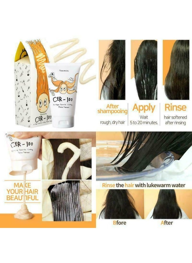 إليزافيكا إليزاڤيكا CER-100 علاج بروتين للشعر بالكولاجين والسيراميد - إصلاح مكثف للشعر التالف 100 مل - Image 5