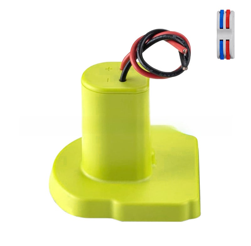Suitable for RYOBI (RYOBI)18V power tools nickel-electric lithium battery DIY output adapter with cable(Liyoubi-Two Lines) - Image 1